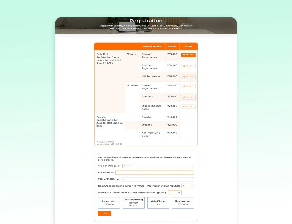 Flexible Registration Management: Secure Access, Custom Forms & VIP Handling